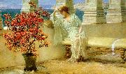 Alma Tadema Her Eyes are with Her Thoughts Spain oil painting reproduction